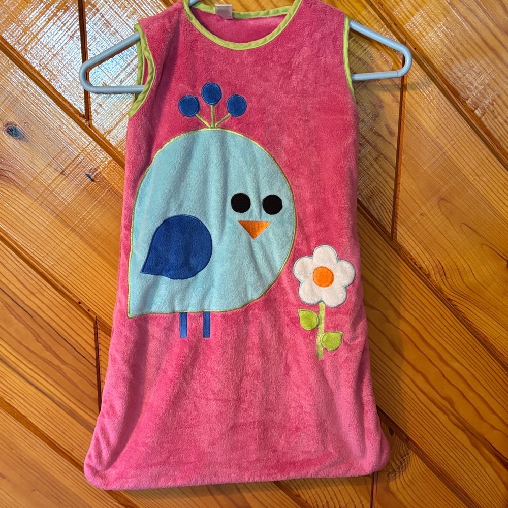 Kids Pink Bird Sleep Sack
